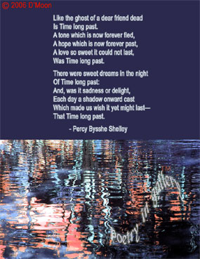 Poem in Art: Of Time long past: And, was it sadness or delight,... - Percy Bysshe Shelley