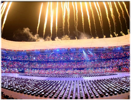 Olympic opening ceremonies, Beijing, 2008