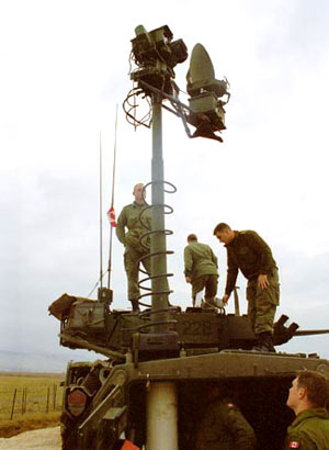 French soldiers who serve in the Franco-German Brigade (BFA)