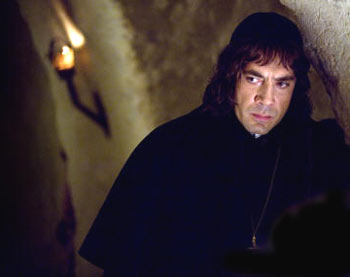 Javier Bardem as Brother Lorenzo in movie Goya’s Ghost