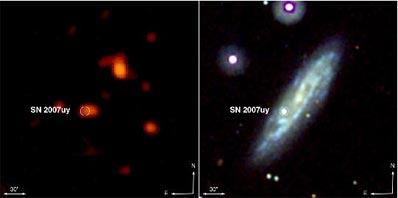 SN 2007uy in galaxy NGC 2770 before SN 2008D exploded