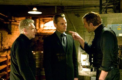 In 2007, Mortensen again teamed up with Cronenberg (to the left in the photo above) to make Eastern Promises, a story set against the backdrop of the Russian mob in London. His performance earned him both an Academy Award and Golden Globe nomination.