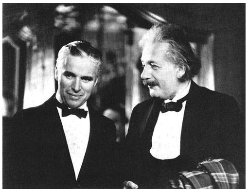 Chaplin with Einstein