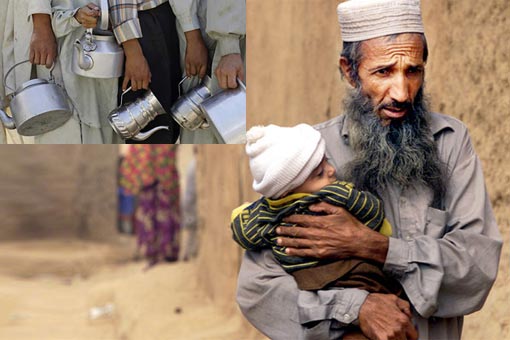 elderly man holding baby