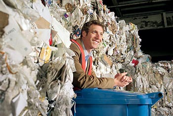 So far, RecycleBank has enlisted more than 1 million people in 20 states to help save the planet by padding their wallets. ‘That's our value proposition: we're going to make it financially attractive to recycle,’ says Ron Gonen, who co-founded the for-profit company in 2004 while enrolled at Columbia Business School. Participants receive a container with a computer chip embedded in it that weighs the amount they recycle and rewards them with points that can be redeemed at more than 1,500 retailers, including Target.com and Bed Bath & Beyond. The system, which lets consumers earn up to $400 a year, makes for a nice little curbside pick-me-up. Photo credit: Michael Lewis