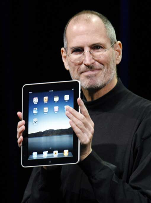 Steve Jobs launches iPad on 2010